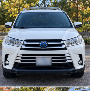 White 2017 Toyota Highlander Hybrid XLE