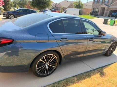 Blue 2023 BMW 540 i xDrive