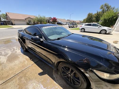 Black 2016 Ford Mustang EcoBoost