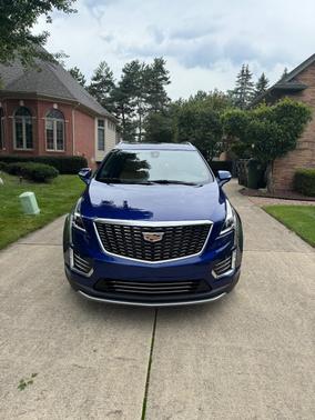 Blue 2023 Cadillac XT5 Premium Luxury