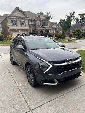 Gray 2023 Kia Sportage Hybrid SX-Prestige