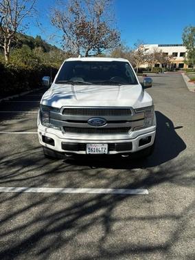 White 2019 Ford F-150 Platinum