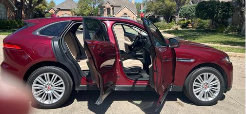 Red 2017 Jaguar F-PACE 35t Premium