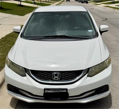 White 2014 Honda Civic LX