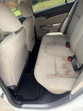 White 2014 Honda Civic LX