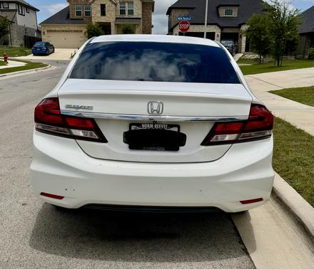 White 2014 Honda Civic LX
