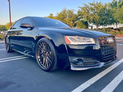 Black 2017 Audi S8 4.0T Plus