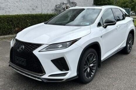 White 2021 Lexus RX 350 F SPORT Appearance
