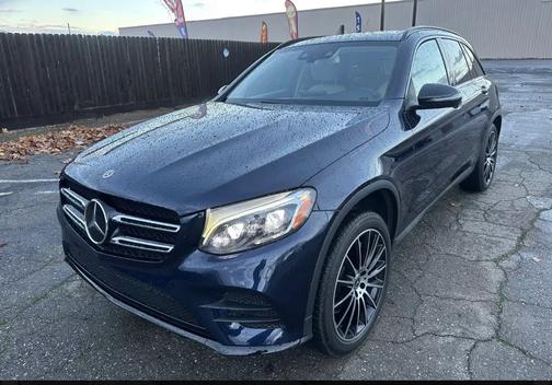 Blue 2017 Mercedes-Benz GLC 300 4MATIC
