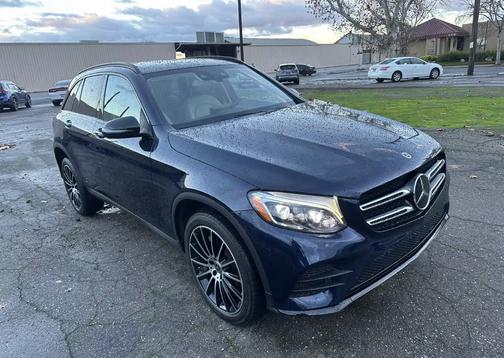 Blue 2017 Mercedes-Benz GLC 300 4MATIC