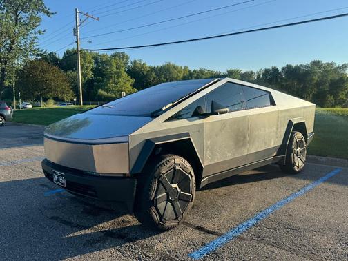 Silver 2024 Tesla Cybertruck AWD