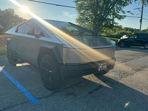 Silver 2024 Tesla Cybertruck AWD