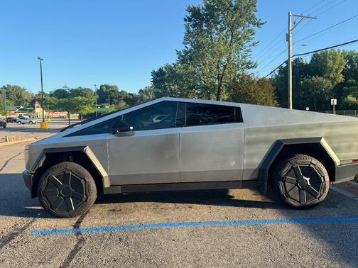 Silver 2024 Tesla Cybertruck AWD