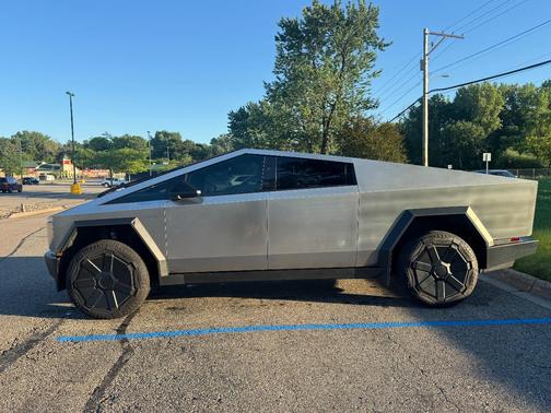 Silver 2024 Tesla Cybertruck AWD
