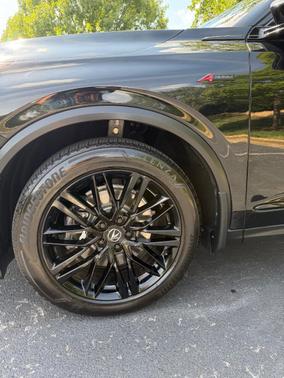Black 2025 Acura MDX A-Spec Advance Package