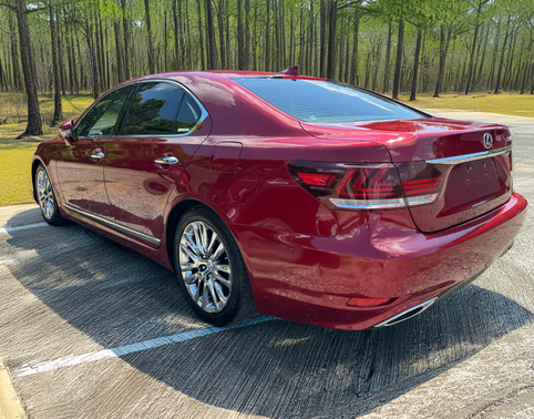 Red 2014 Lexus LS 460 Base