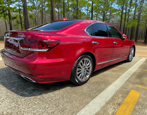 Red 2014 Lexus LS 460 Base