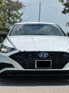 White 2020 Hyundai SONATA SEL Plus
