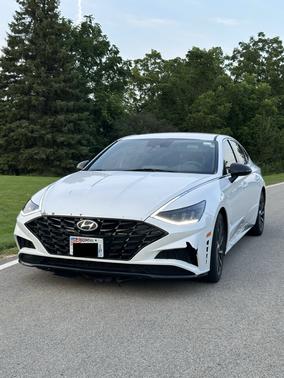 White 2020 Hyundai SONATA SEL Plus