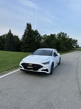 White 2020 Hyundai SONATA SEL Plus