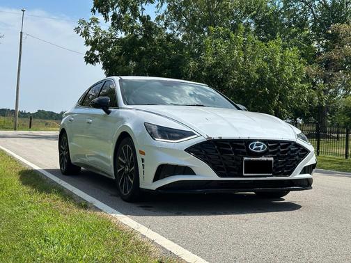 White 2020 Hyundai SONATA SEL Plus