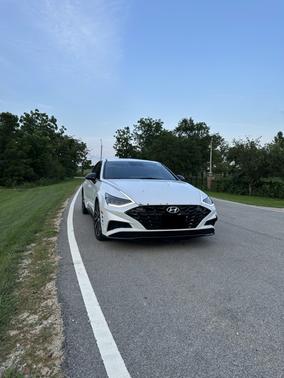 White 2020 Hyundai SONATA SEL Plus