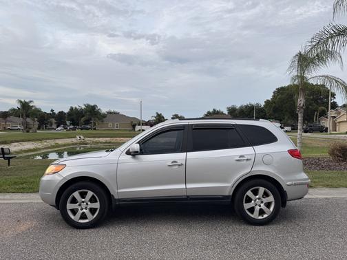 Silver 2008 Hyundai SANTA FE SE