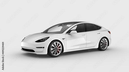 White 2025 Tesla Model 3 Long Range AWD