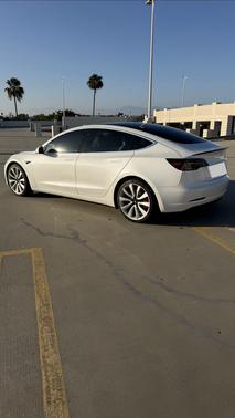 White 2019 Tesla Model 3 Performance