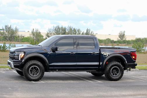 Blue 2025 Ford F-150 Raptor