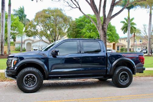 Blue 2025 Ford F-150 Raptor