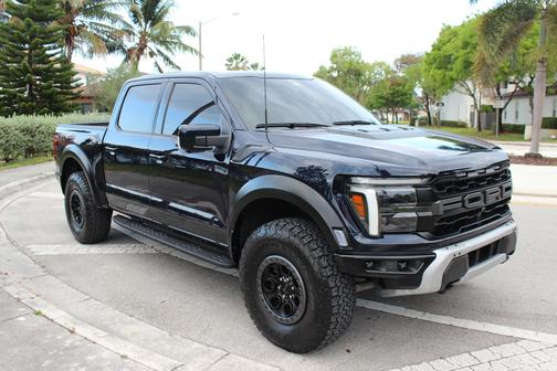 Blue 2025 Ford F-150 Raptor