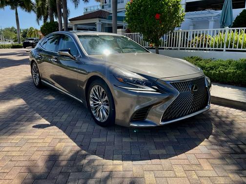 Brown 2019 Lexus LS 500 Base