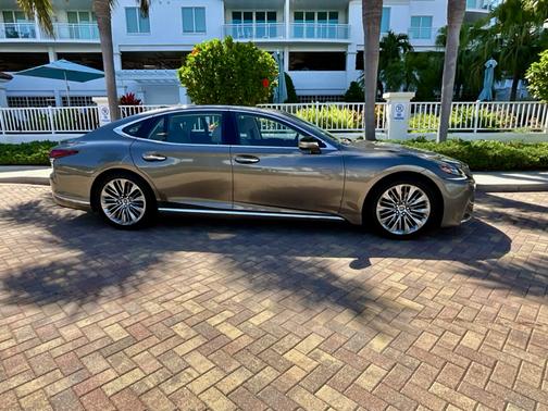 Brown 2019 Lexus LS 500 Base