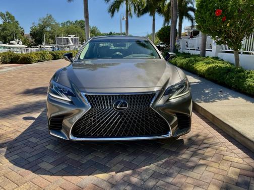 Brown 2019 Lexus LS 500 Base