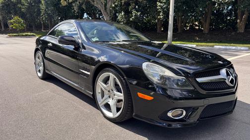 Black 2009 Mercedes-Benz SL-Class SL550 Roadster