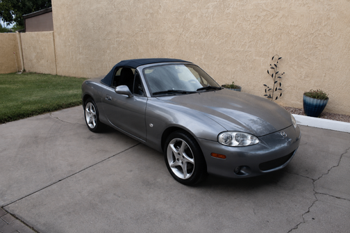 Silver 2003 Mazda MX-5 Miata Shinsen