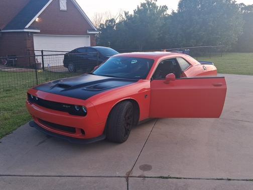 Orange 2016 Dodge Challenger SRT Hellcat