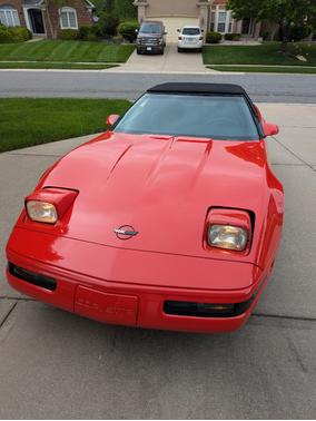 Red 1995 Chevrolet Corvette Base