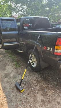 Black 2004 GMC Sierra 1500 SLE Extended Cab