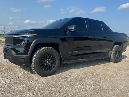 Blue 2024 Chevrolet Silverado EV WT