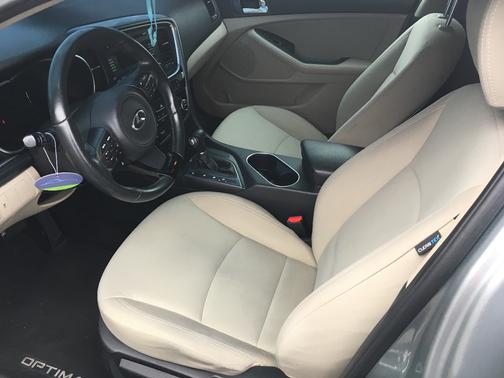 Silver 2014 Kia Optima Hybrid LX