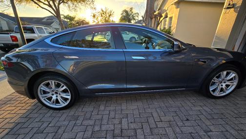 Silver 2020 Tesla Model S Long Range Plus