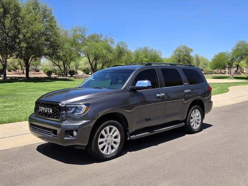 Gray 2014 Toyota Sequoia Platinum
