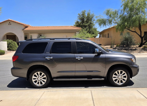 Gray 2014 Toyota Sequoia Platinum