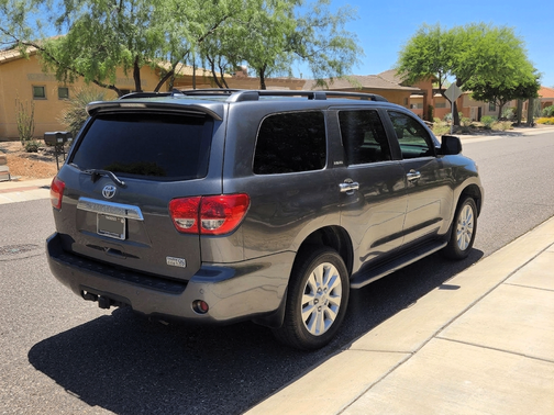Gray 2014 Toyota Sequoia Platinum