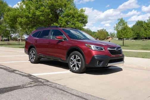 Red 2021 Subaru Outback Limited