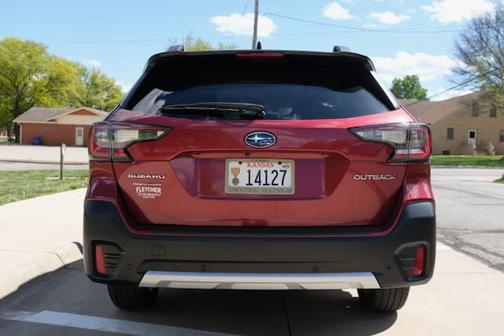 Red 2021 Subaru Outback Limited