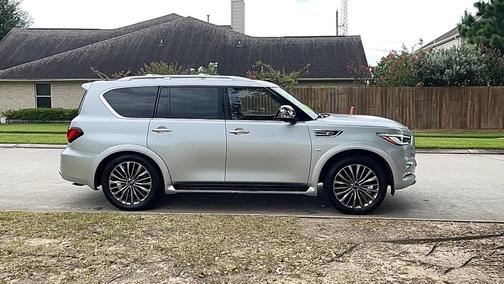 Silver 2019 INFINITI QX80 LUXE