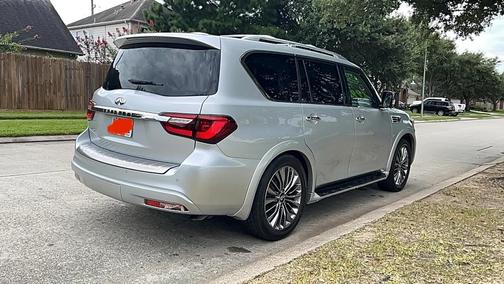 Silver 2019 INFINITI QX80 LUXE